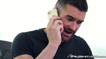 Hunks fuck with big dildos