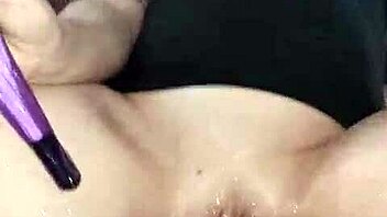 velvet rain squirts hard with huge toy