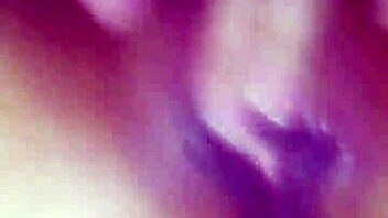 Filthy slut wife masturbates for cheating milf