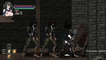 Night of R scenes - part 12 nightless area 2 - slums 2 underground passage