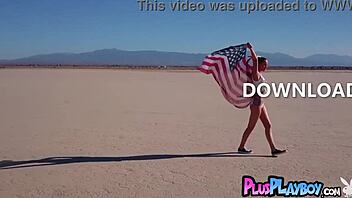 Blonde Milf vs Young Asian Babe Posing