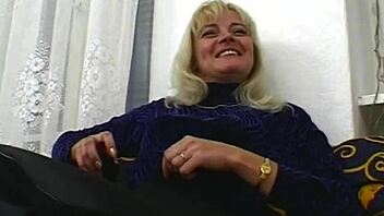 Blonde Horny Milf Bombshell Sucks and Fucks My Dick Hard. She's a Classy Smoker!