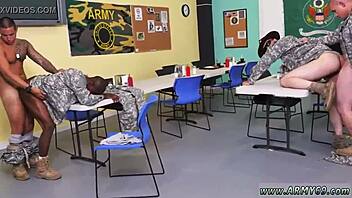 Drill Sergeant Boldly Fucks In Gay Porno Photos