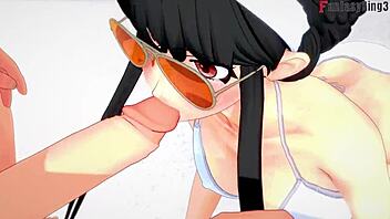 Yor Forger Enjoys Bikini Pool Sex In Spy X Family Fantasy