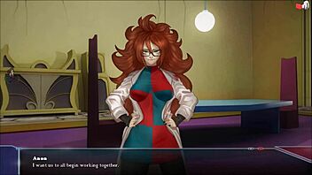 In dragon ball divine adventure part 45, the character gives an intense blowjob