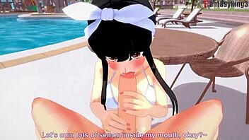 Yor Forger Enjoys Bikini Pool Sex In Spy X Family Fantasy