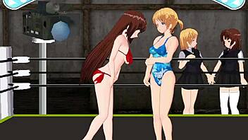 Princess Karin battles Nina in intense ring catfight