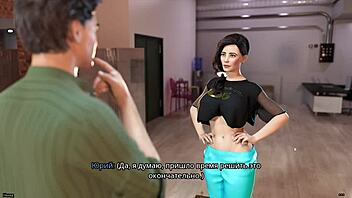 Deepthroat and doggystyle action in a 3D cartoon adult game