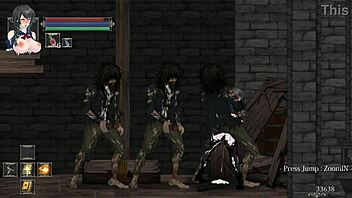 Night of R scenes - part 12 nightless area 2 - slums 2 underground passage