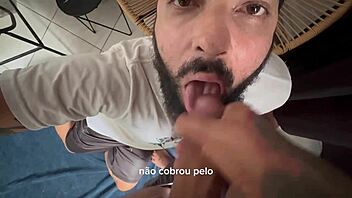 Bearded Man Sucks 41 Cocks In Full Video