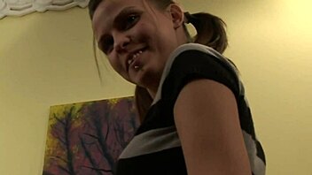 Young German girls try out girl on girl action for the first time
