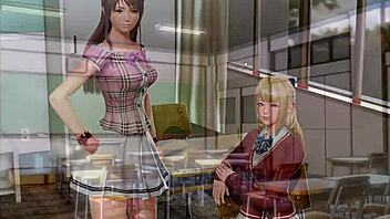 Anal sex and Asian ass fucking in Solvalley school anime