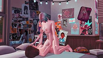 Perverted Futanari Chloe Seduced Max for Hard Anal Sex and Facefuck in Sims 4 Anime Hentai SFM