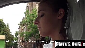 amirah adara flashes shaved pussy in outdoor teen stranded scene