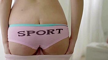 18 virgin liliana gets naked for bent over doggystyle