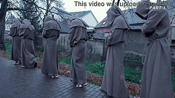 Dee Williams and I, perverse nuns, dive into wild anal sin. Double penetration and more!