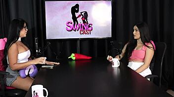 Karen Gonçalves shines in sheer red glamour