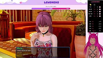 Vtuber Lewdneko in a wild game of Harem Hotel