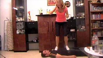 Trampling Femdom Fetish Dominates Hard