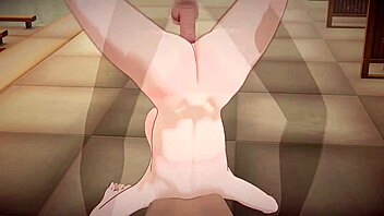 Blue archive featuring moaning Asuna in the scene