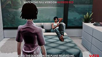 3D animated porn: Cheating wife in Hawaii - Animecheating