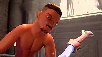 Busty Elf Dominates Cock