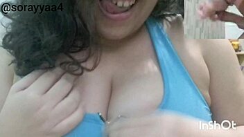 Arab Stud with Monster Cock Cums on Video Call with Sorayyaa