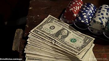 Black mistress trains new male slave with toys