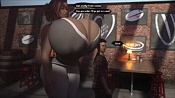3D animated porn with big tits and big booty