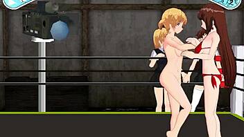 Princess Karin battles Nina in intense ring catfight