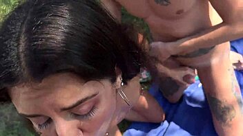 Ever caught a couple in the forest and joined for a bi threesome?