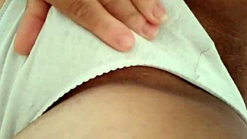 I woke up horny and masturbated to orgasm without removing my panties!