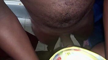 amateur blonde performs handjob and blowjob leading to cumshot in doggystyle