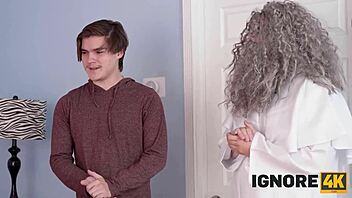 Shaved American ex-girlfriend with tattoos fulfills wild fantasies in explicit close-up