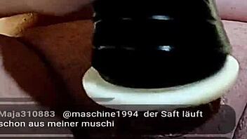 Jerking my cock on livecam while using my toy