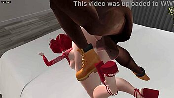 Black Man Fucks Young Redhead White Woman with Monster Cock