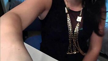 Thick Tranny In Fishnets Craves Cock On Webcam