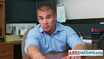 Nasty hunk gets sucked by a muscled bear leading to a hardcore threesome