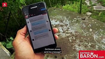 i'm so turned on by gothic teen doreen sucking dick outdoor on dating site