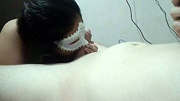 hey, pinay wife sucks european cock and gets facial cum