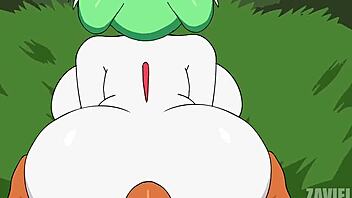 Gardevoir begs, 'Breed me with monster cock and cum on big ass.'