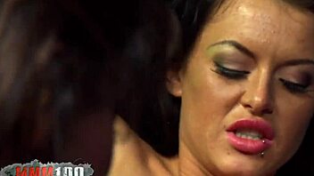 ebony goddess and busty brunette get deep fucked by big cock