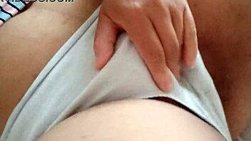 I woke up horny and masturbated to orgasm without removing my panties!