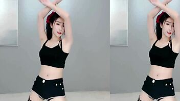 Cute Chinese Girl Dancing Sexy. Can You Resist Her Moves?