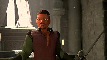 Busty Elf Dominates Cock