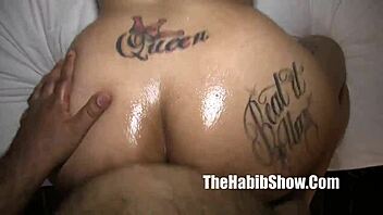 Phat booty lady queen teases with amateur POV striptease