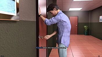 Deepthroat and doggystyle action in a 3D cartoon adult game