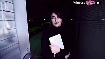 sin disposal in stockings and ponytail