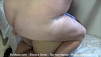 Big cock stretches my ass as I moan loudly