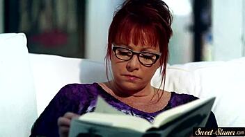 Glamcore teen feels deep emotions as flogged and jizzed on ass